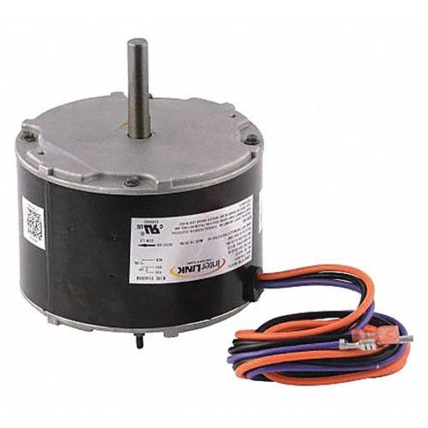 Motor, 1/6 HP, 230V, 1-Phase, 1075 rpm, PSC, 208-230 VAC 1 Ph 60 Hz Volts