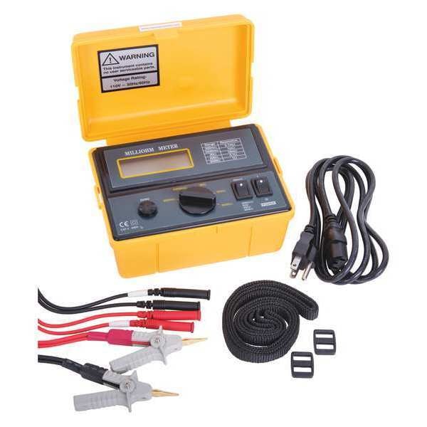 Digital Milli-Ohmmeter, 110V, Cat. II