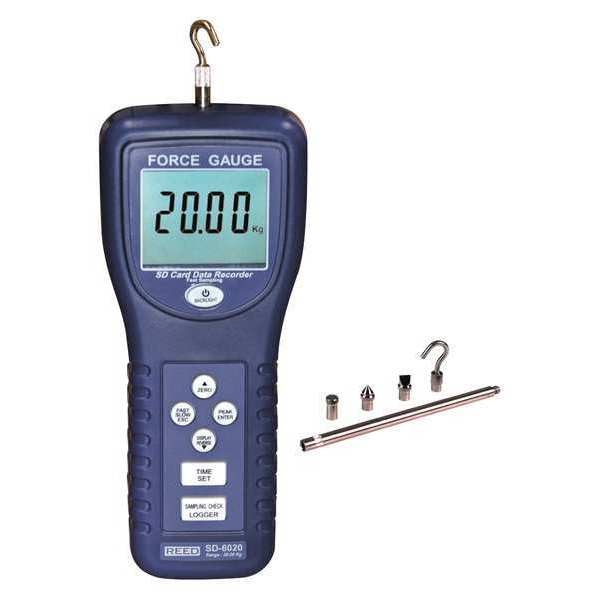 SD Series Force Gauge Datalogger, 44lbs (20kg)