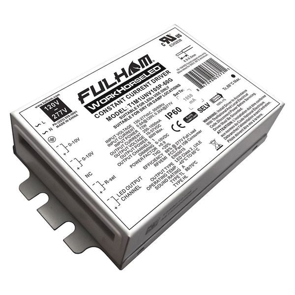 CC LED PD, 60W, Univ, 250-1050mA, 0-10V