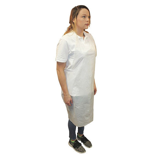 Disposable Aprons, White, PK1000
