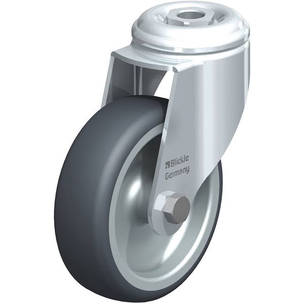 Kingpin Swivel Caster, TPR, 5