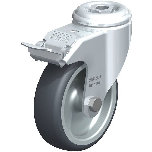 Kingpin Swivel Caster, TPR, 4