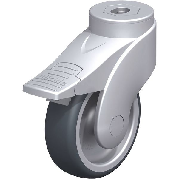 Kingpin Swivel Caster, TPR, 5
