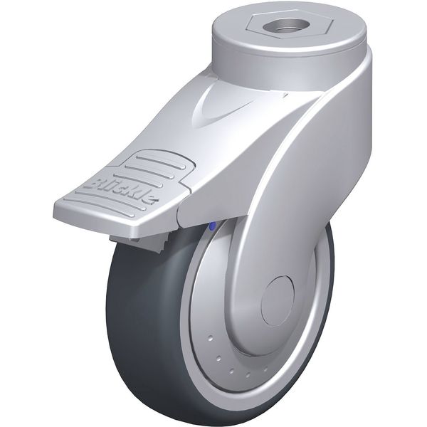 Kingpin Swivel Caster, TPR, 4