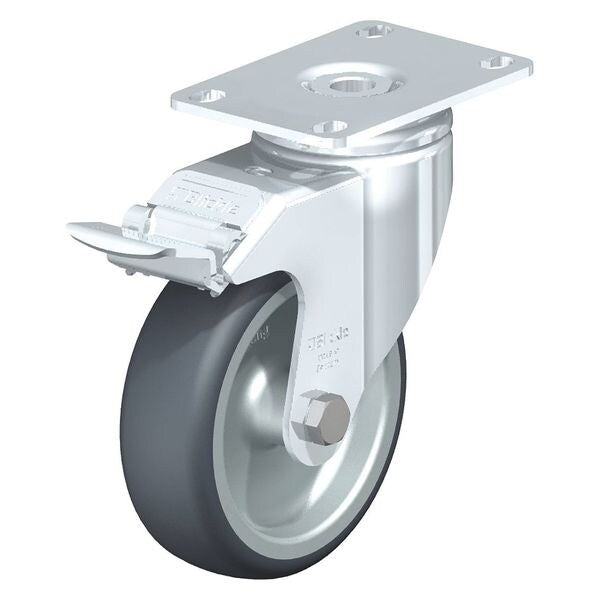 Swivel Plate Caster, TPR, 5