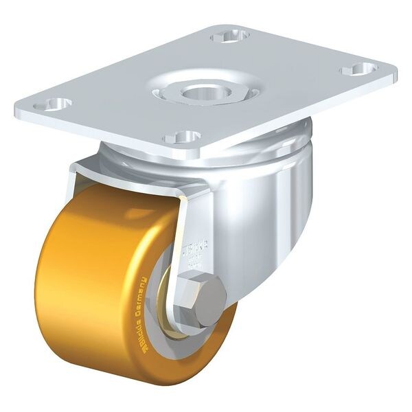 Swivel Plate Caster, PU, 2