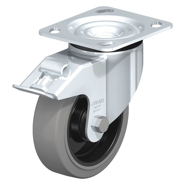 Swivel Plate Cstr, Solid Rbbr, 6-5/16