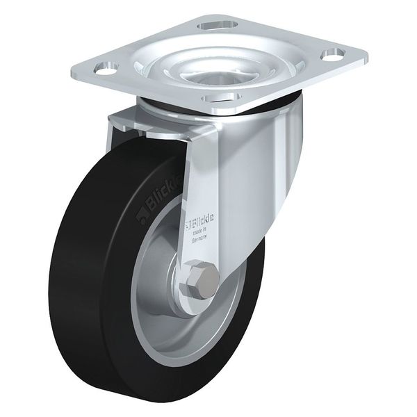 Swivel Plate Caster, TPR, 8