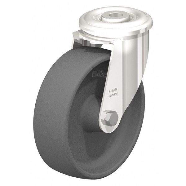 SS, Kingpin Swivel Caster, Nyln, 6