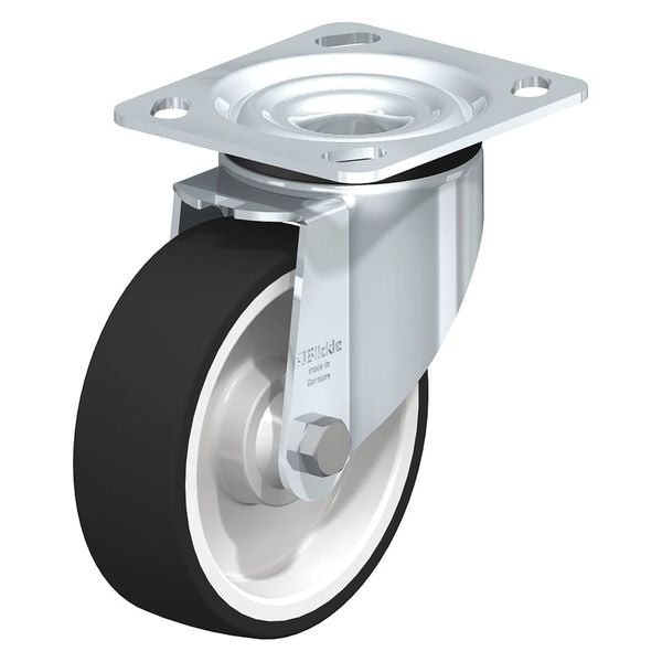Swivel Plate Caster, PU, 6