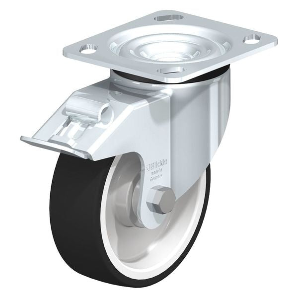Swivel Plate Caster, PU, 6