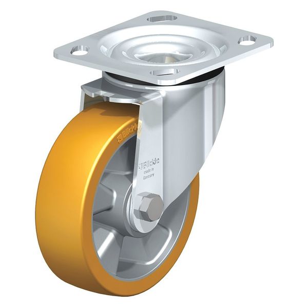 Swivel Plate Caster, PU, 6