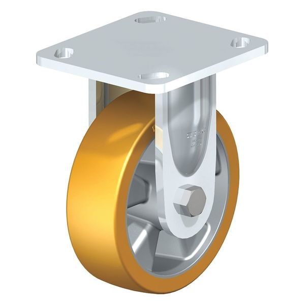 Rigid Plate Caster, PU, 6