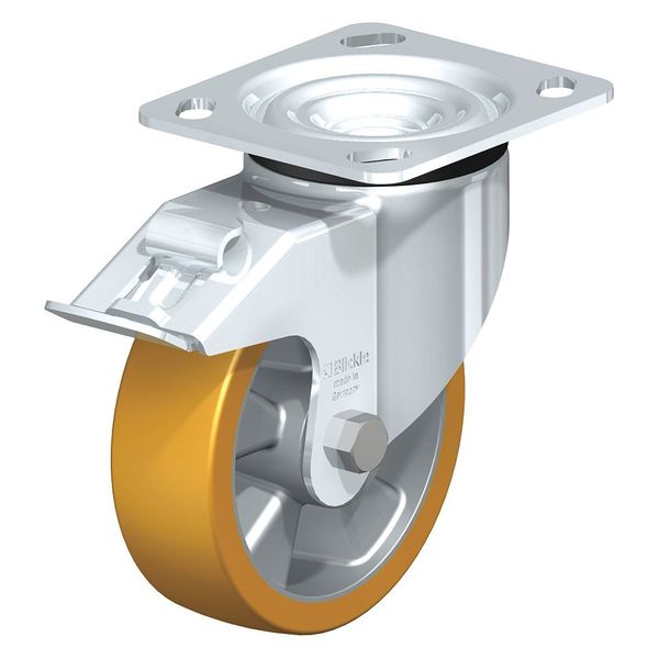 Swivel Plate Caster, PU, 8