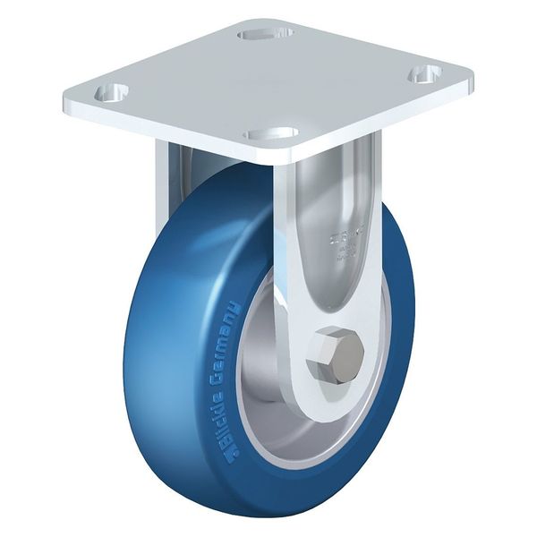 Rigid Plate Caster, PU, 6