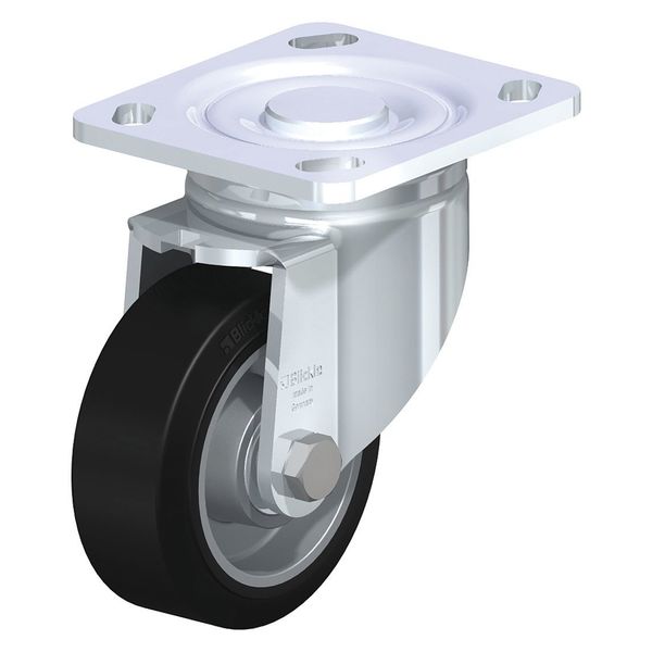 Swivel Plate Castr, Solid Rbbr, 5