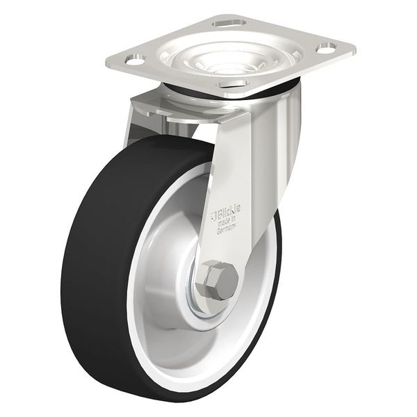 Swivel Plate Caster, PU, 6