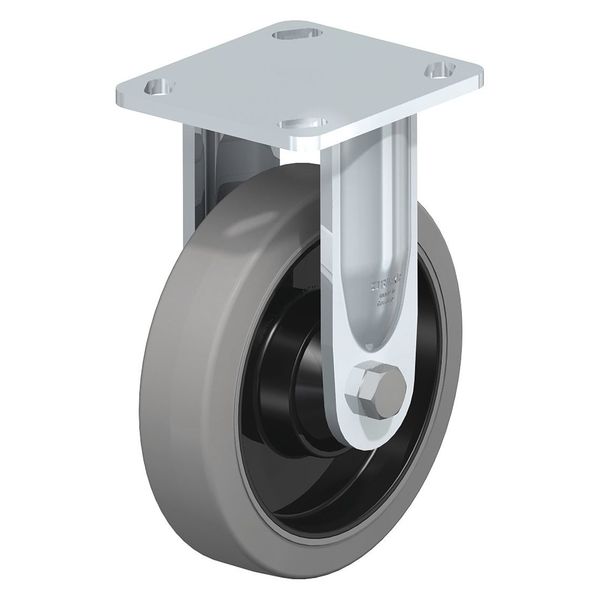 Rigid Plate Cstr, Solid Rbber, 8