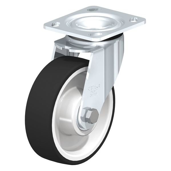 Swivel Plate Caster, PU, 6