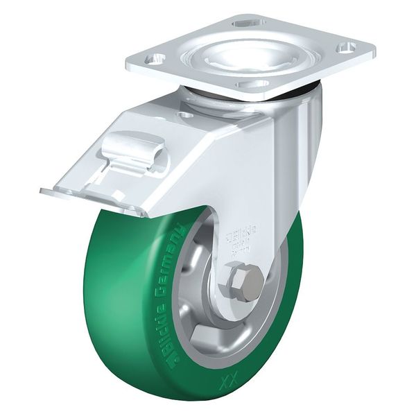 Swivel Plate Caster, PU, 6