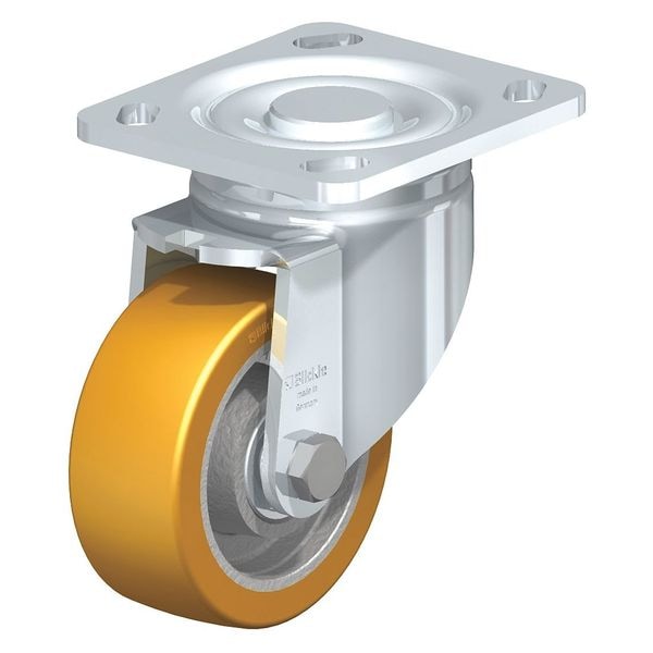 Swivel Plate Caster, PU, 5
