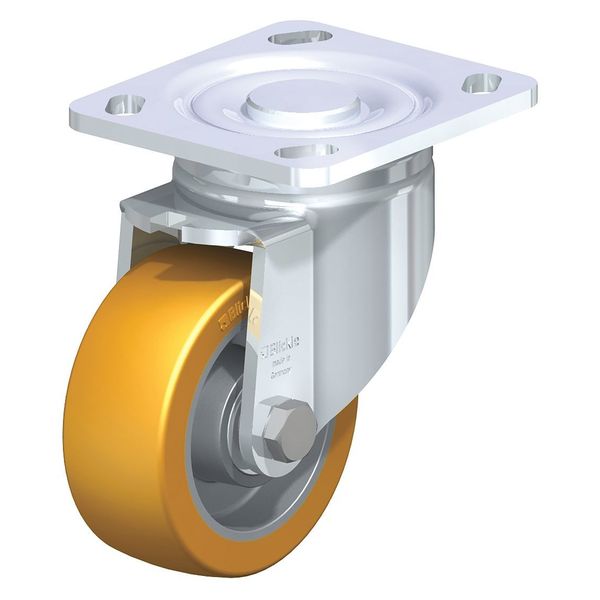 Swivel Plate Caster, PU, 4
