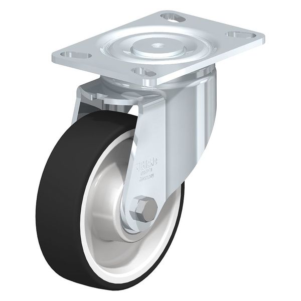 Swivel Plate Caster, PU, 6