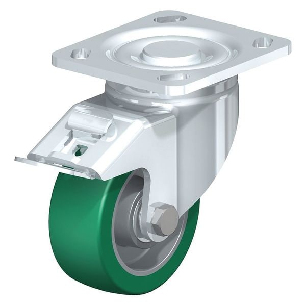 Swivel Plate Caster, PU, 5