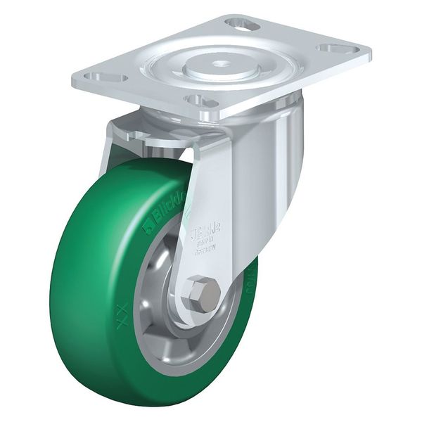 Swivel Plate Caster, PU, 6