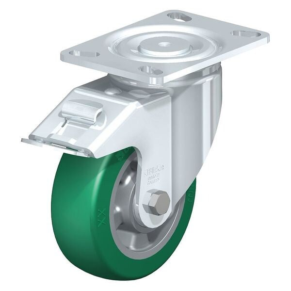 Swivel Plate Caster, PU, 6