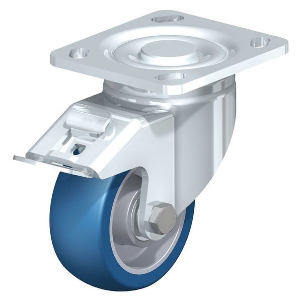 Swivel Plate Caster, PU, 5