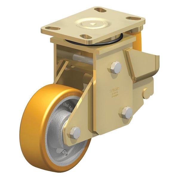 Swivel Plate Caster, PU, 8