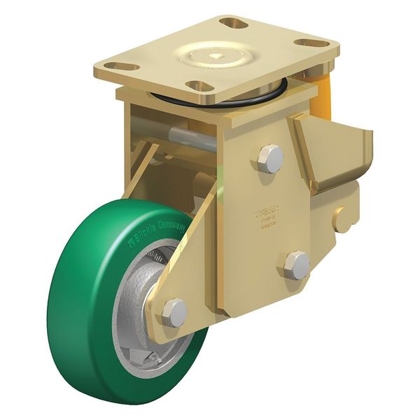 Swivel Plate Caster, PU, 8