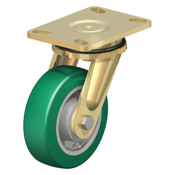 Swivel Plate Caster, PU, 8