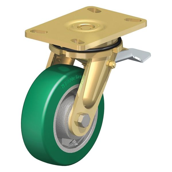 Swivel Plate Caster, PU, 5