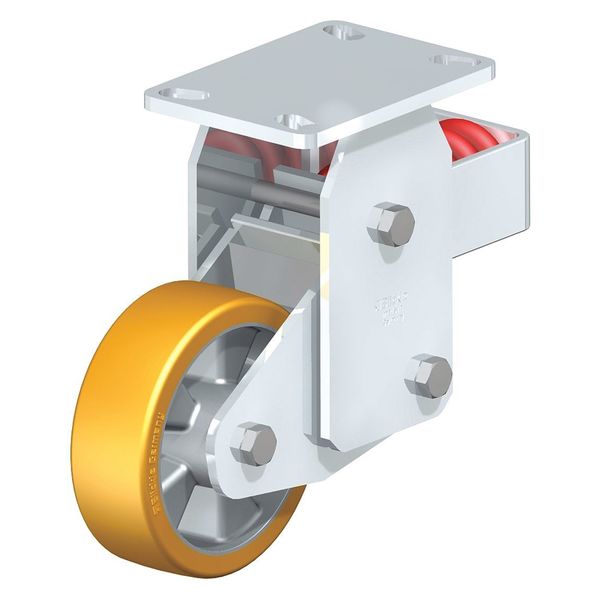 Rigid Plate Caster, PU, 8