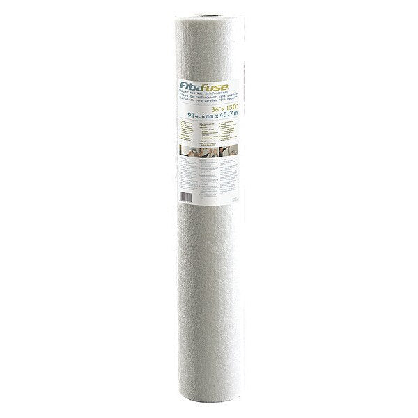 Wall Repair Fabric, 36 in x 150 ft, Roll, White
