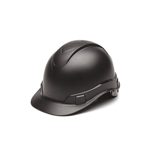 Front Brim Hard Hat, Ratchet (4-Point), Black