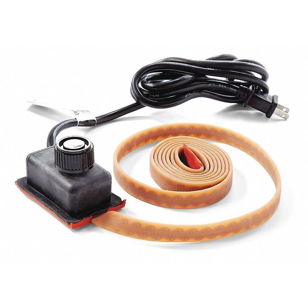 Silicone Rubber Heating Tape, 240V, 1440W