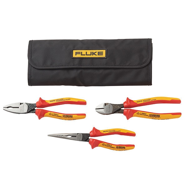 3pc. 1000V Insulated Pliers Set