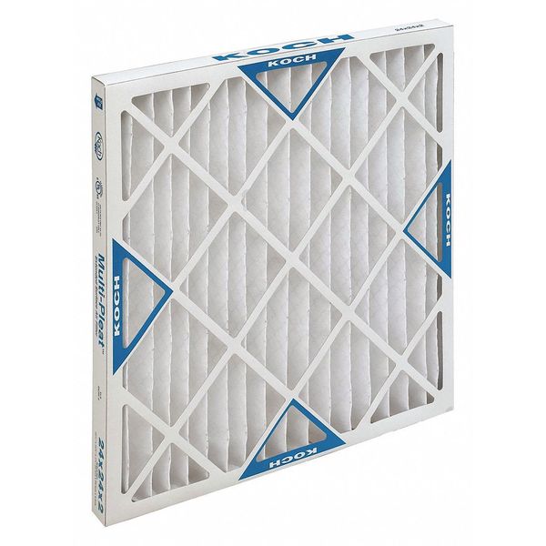 20x24x2 High Capacity Pleated Air Filter, MERV 8
