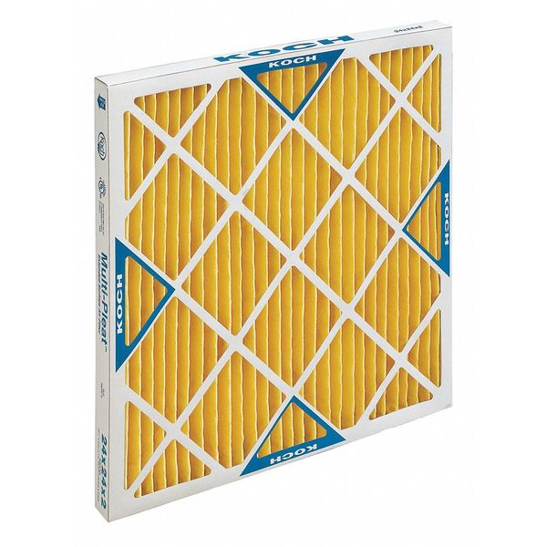 16x16x2 High Capacity Pleated Air Filter, MERV 11