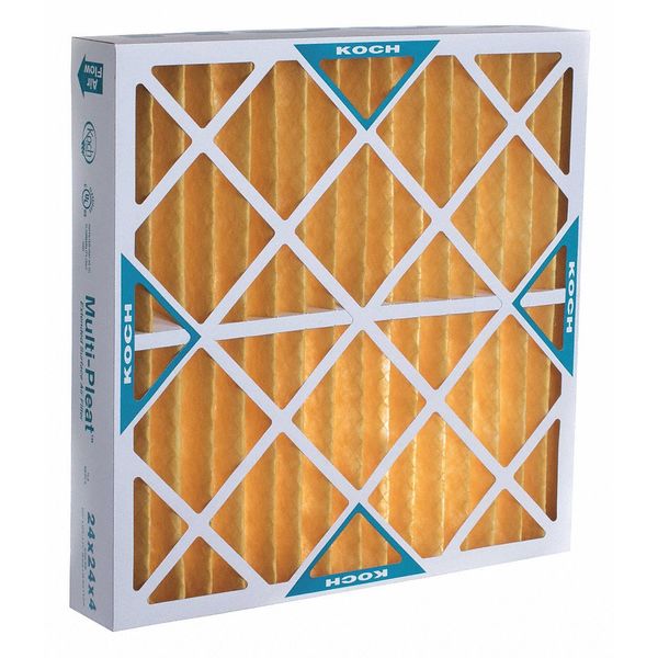 12x24x4 High Capacity Pleated Air Filter, MERV 11