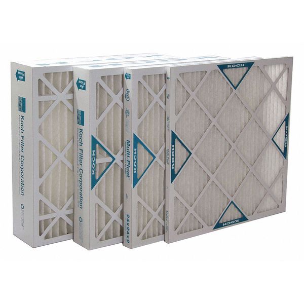 20x25x2 High Capacity Pleated Air Filter, MERV 13