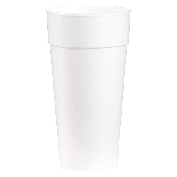 Disposable Hot cup 24 oz. White, Foam, Pk500