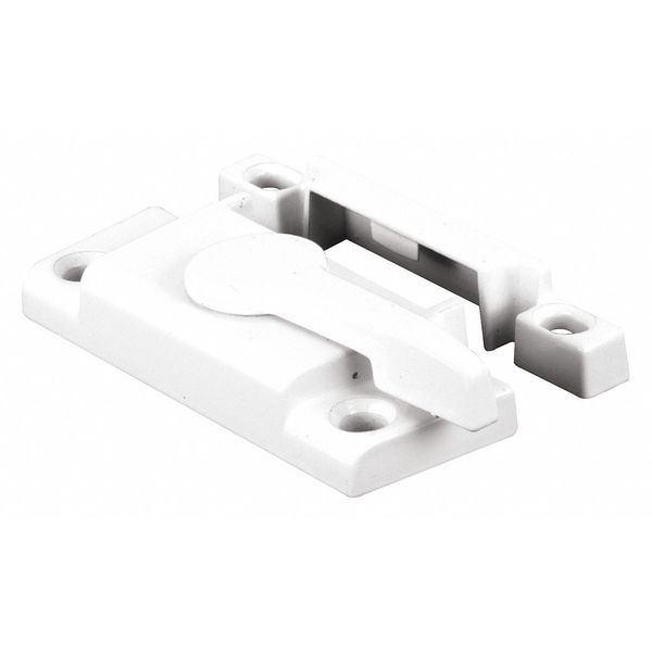 Sliding Window Sash Lock, White Vinyl