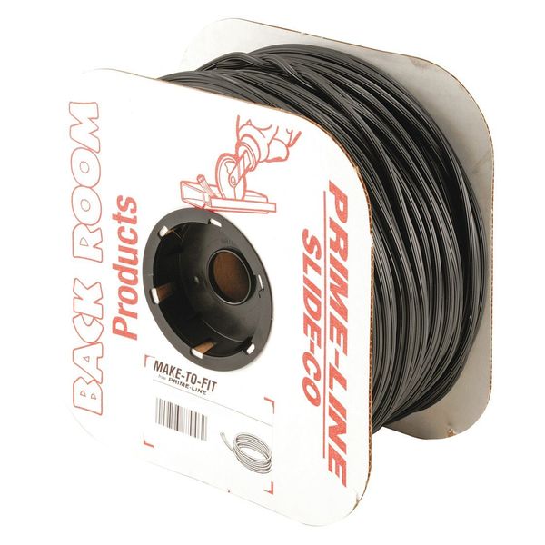 Window Screen Spline, 500 ft., 155, Black