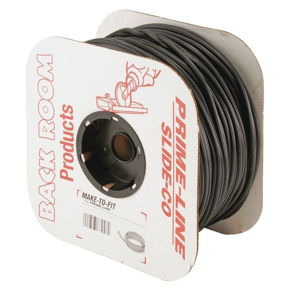 Window Screen Spline, 500 ft., 120, Black