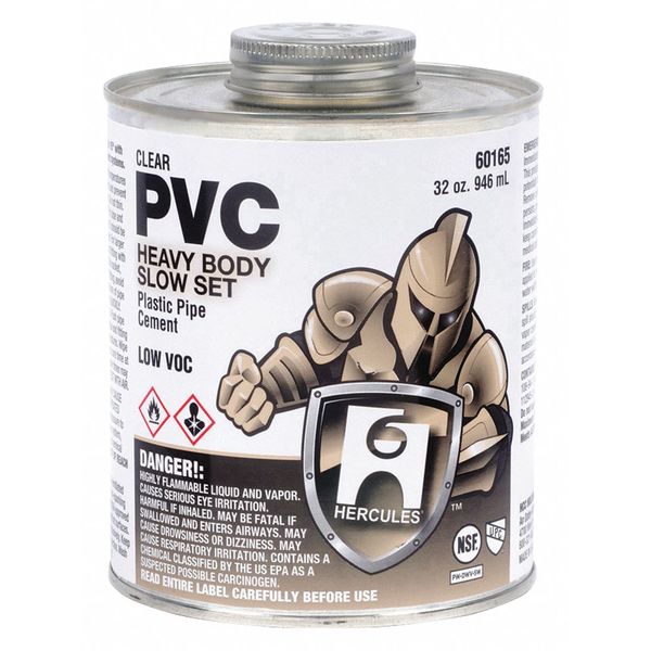 PVC Heavy Body Slow Set, Clear Cement